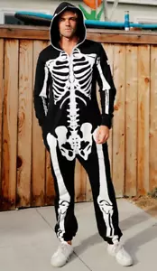Tipsy Elves Skeleton Costume w/Gloves ~ Adult Size XXL 2XL ~ New Factory Sealed! - Picture 1 of 11