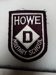 Howe Military School ~ D PATCH - Bild 1 von 2