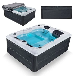 Outdoor Whirlpool Spa 3 Personen Massagedüsen LED-Beleuchtung Heizung Artsauna® - Bild 1 von 8