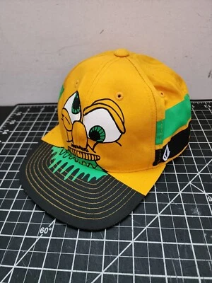 Volcom 'Happy Colors' Yellow Green Black Baseball Cap Hat Snapback Kids OSFM - Image 1 of 4