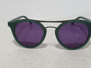 GENUINE WOMANS BLUE MATR'XX GREEN BM773 SUNGLASSES BY ROHM GERMANY - Picture 1 of 5