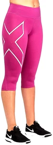 2XU(£70RRP)Ladies Size X-Small PWX Pink 3/4 Compression Tight Baselayer - BNWT - Picture 1 of 9