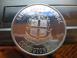 st paul's high school 1968 new orleans mardi gras doubloon wolves numbered Paul - Picture 1 of 2