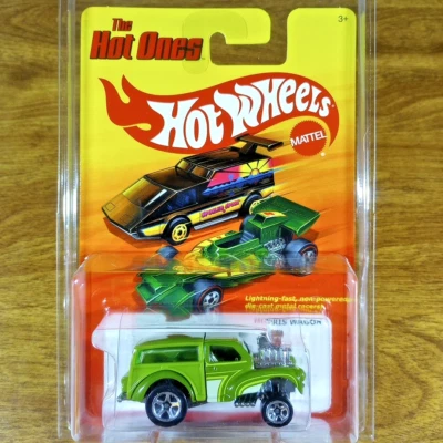 Hot Wheels The Hot Ones Morris Wagon Green 5 Spoke Thailand 2011 Minor 1000 - Image 1 of 3