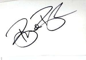 Barbara Broccoli British film producer JAMES BOND Signed Card Autographed - Picture 1 of 1