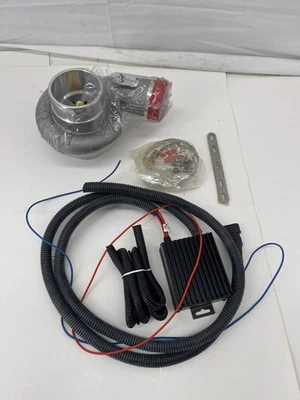 Electric Turbo Supercharger Kit Thrust Turbocharger Air Intake Car Modified Part - Image 1 of 4