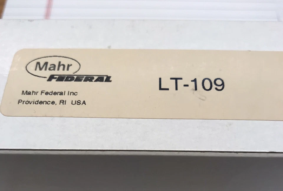 1 pc.  MAHR FEDERAL LT-109 .0005 FULLY JEWELED 0-15-0 TEST INDICATOR. SWISS - Image 1 of 4