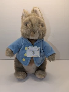 Peluche GUND Peter Rabbit — "Il mio primo coniglio Peter" Beatrix Potter 2002 con etichette - Foto 1 di 20