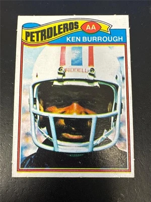 1977 Topps Mexican Ken Burrough Card #305 Oilers Nice Card - Image 1 of 2