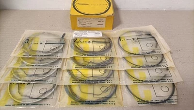 FASCE ELASTICHEPER PISTONI GOETZE 2064S FIAT 128 RALLY/COUPE' 86X1.5+2+3.947 mm - Immagine 1 di 2