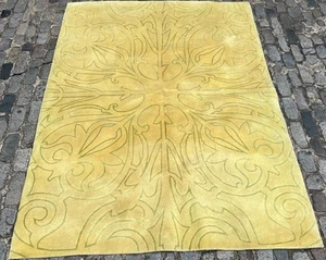 A DAZZLING OLD HANDMADE TRADITIONAL INDIAN ORIENTAL SYNTHETIC RUG(240 x 170 cm)* - Picture 1 of 13