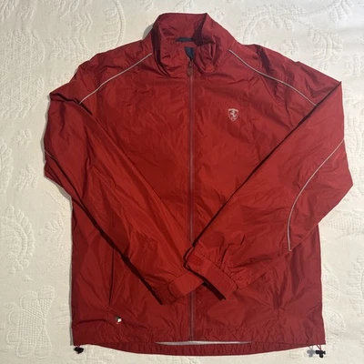 Ferrari Official F1 Red Nylon Jacket Men’s Size M – NBW – $130 Retail - Image 1 of 4