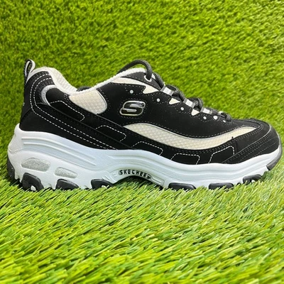 Zapatillas deportivas Skechers D'Lites Biggest Fan para mujer talla 9 negras blancas Foto 1 de 4