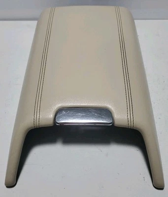 Lincoln Navigator 2003-2006 cuero consola delantera tapa reposabrazos brazo moldura beige OEM Foto 1 de 4