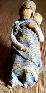 Frau und Kind, Willow Tree by Susan Lordi, Dekofigur, blau - Bild 1 von 3