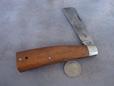 Vintage Schrade Walden NY USA 163 Rope Knife  Crown Zellerbach Advertising Knife - Image 1 of 4