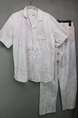 Conjunto de pijama Miss Elaine manga corta floral 2 piezas-talla pequeña-nuevo con etiquetas-cottagecore Foto 1 de 4