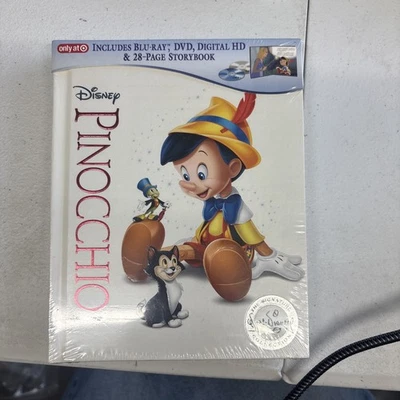 Pinocchio (Target Exclusive) (Blu-ray, 1940) Digibook - New. Sealed. - Image 1 of 2