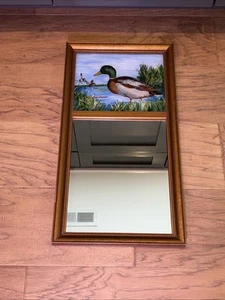 MCM Mallard Duck Wall Mirror 20” x 10.5” - Picture 1 of 4