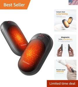 OCOOPA Magnetische Handwärmer Wiederaufladbar 2er Pack, Elektrische Handwärmer, Smart He - Bild 1 von 11