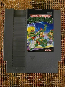 TMNT Teenaged Mutant Ninja Turtles Nintendo NES, 1985 Video Game Cartridge - Picture 1 of 4