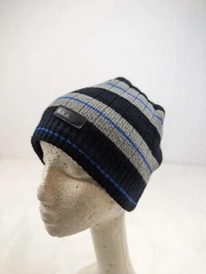 Bula Knit Hat Winter Beanie Fleece Lined Adult One Size Black /Gray /Blue - Picture 1 of 9