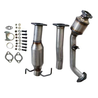 FITS FOR 1999-2004 TOYOTA TACOMA 2.4L FRONT & REAR CATALYTIC CONVERTER SET - Image 1 of 4