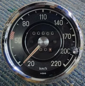 Velocímetro Mercedes Benz 280sl. Funciona correctamente. El aro no está perfecto - Imagen 1 de 6