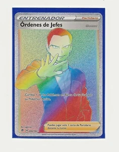 ORDENES DE JEFES 200/192 Holo Secret ESPAÑOL Rebel Clash Boss's Orders POKEMON   - Picture 1 of 1