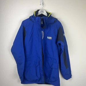 Musto England Rugby World Cup 2015 Mens Waterproof Hooded Rain Jacket Blue (150) - Picture 1 of 9