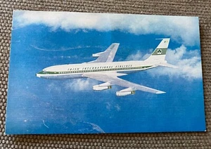 Cartolina d'epoca anni 60 vuota Aer Lingus Irish Airlines trifoglio jet - Foto 1 di 2