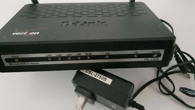 D-Link DSL-2750B Wireless N Router 300MBPS 4-Port Ethernet Verizon Modem - Image 1 of 2