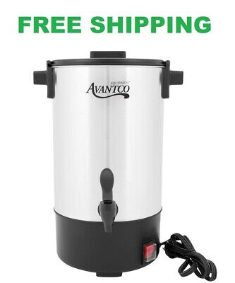 New Avantco 30 Cup Electric Coffee Maker Urn Machine Stainless Steel Brewer • 77.01£