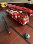 Corgi 1127 Simon Snorkel Fire Engine Orig Played With, Fully Working, No Box