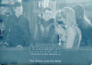 Arrow Season 3 Printing Plate Base Card #25 Cyan - Picture 1 of 1