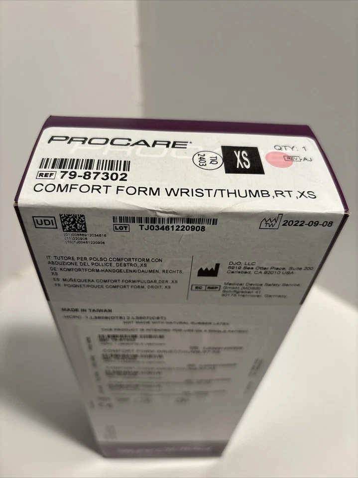 Muñeca PROCARE 79-87302 forma confort pulgar/derecha/extra pequeña Foto 1 de 4