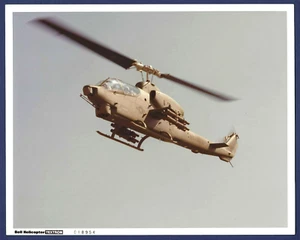 USMC Bell AH-1 Cobra Attack Helicopter 8 x 10 TEXTRON Photo - Picture 1 of 2
