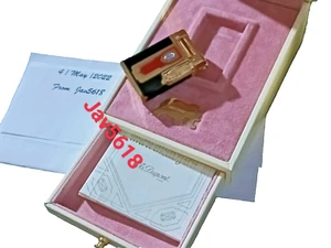 MAHARADJAH DUPONT LIGHTER GOLD PHARAOH NEW,PIPES RARE,BOND FROM 1996 COLLECTIBLE - Picture 1 of 14