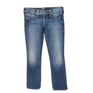 Kasil Jeans Womens 25 Vintage Straight Stretch Y2K Ansley Denim Pants Logo - Picture 1 of 9