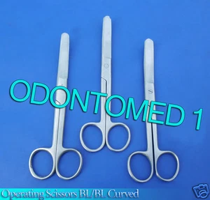 6 OPERATING DISSECTING SCISSORS 5.5" CVD BLUNT BLUNT - Picture 1 of 3
