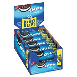 Oreo Cookies, Chocolate W/cream Center, 10 Cookie Pack, 10 Packs/box - Picture 1 of 1