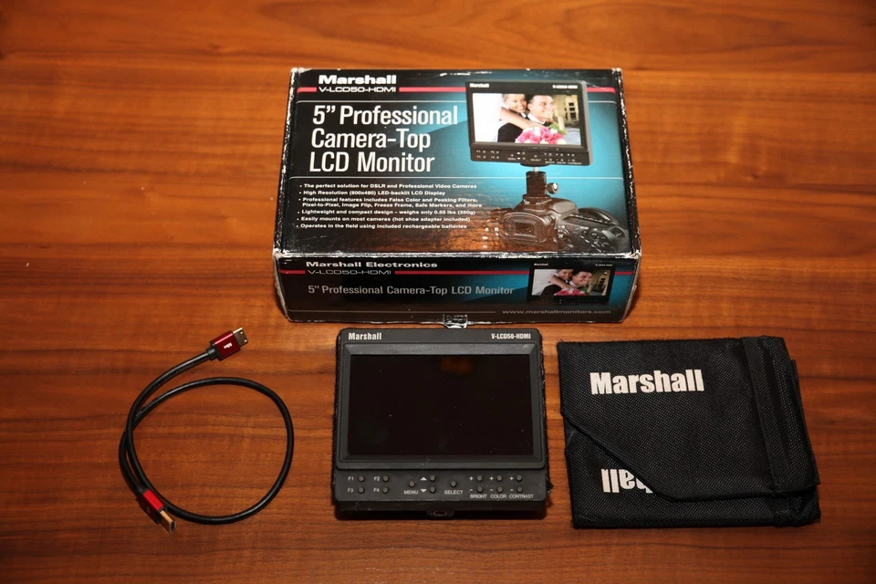 Monitor de video portátil ligero Marshall V-LCD50-HDI 5" HDMI Foto 1 de 1