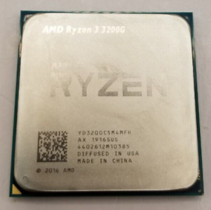 AMD RYZEN 3 3200G 3.6GHZ PROCESSOR YD3200C5M4MFH For Parts Shorts Motherboard