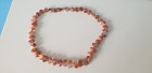 Sunstone Necklace With 9Ct Gold Toggle Clasp