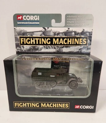 Corgi Fighting Machines WWII Guadalcanal USMC Marines M3A1 Halftrack Boxed - New - Image 1 of 4