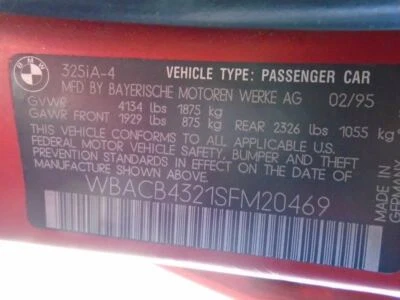 Starter Motor Fits 92-99 BMW 318i 1331631 - Image 1 of 4