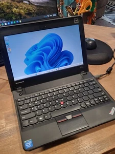 Lenovo ThinkPad X131E SSD Win11 Pro Laptop HDMI MS Office Retro Games 4GB/240GB - Picture 1 of 17