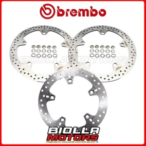 BREMBO BRAKE DISC KIT BMW F 800 GT 800 2014 FRONT + REAR [Fixed - Fi - Picture 1 of 5