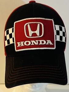 Vintage Honda Racing Snapback schwarz rot NEU ohne Etikett Trucker Cap Mütze - Bild 1 von 8