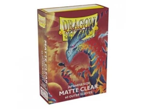 Dragonshield - Outer Sleeves Matte Clear - 60 Bustine Japanese - Foto 1 di 1